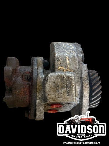 Farmall IH 300 350 tractor Good hydraulic pump assembly w/ drive gear