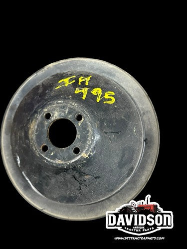 International 495 Engine Fan Water Pump Pulley Antique Tractor