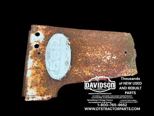 Farmall 560 IH tractor front radiator side hood cover panel w/ emblem RIGHT