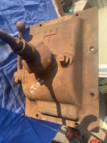 International Farmall 444 IH tractor Original transmission cover panel w/ forks