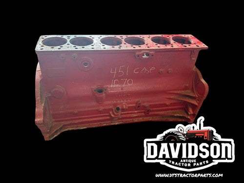 A58513 Case 1070 Tractor Engine Block 451 Case Good Used Bare Block