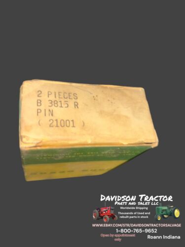 Genuine John Deere B3815R (2) John Deere 520 LP Oversized Wrist Pins Piston Pins