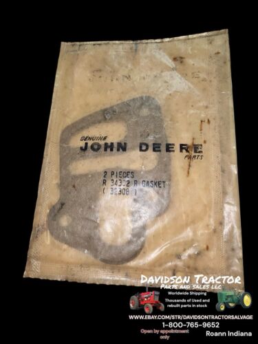 Genuine John Deere R34302 New Old Stock Gasket