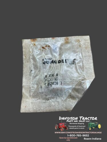 John Deere Original New Old Stock# R316R - Packing Genuine John Deere