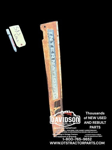International IH 606 Right Hood Panel Antique Tractor RH