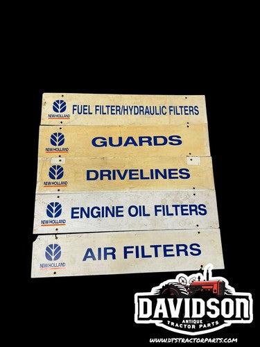 New Holland Dealership Parts Signs Vintage Advertising