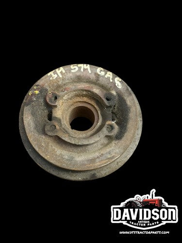 International 574 Gas C-157 Crankshaft Pulley Antique Tractor