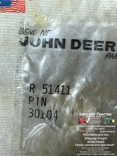 JOHN DEERE 1020 1520 2030 3030 3155 4020 8430 SELECTIVE CONTROL VALVE PIN R51411