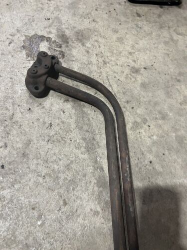 Farmall C SC tractor IH IHC main steel hydraulic line lines to pump GOOD USED
