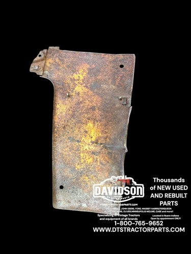 IHC Farmall 340 UTILITY DIESEL Radiator Side Cover Hood Panel W/emblem RARE