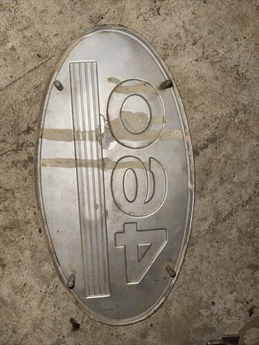Farmall 460 RC IH tractor ORIGINAL front side panel oval emblem badge E12