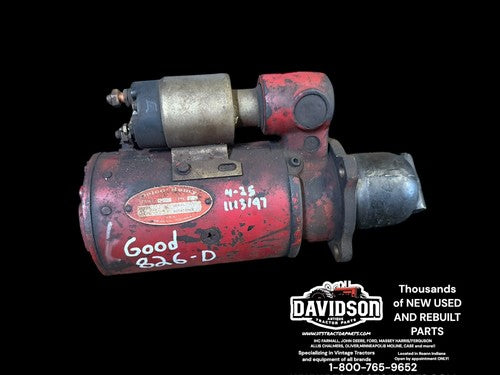 IH Farmall 826 310 German Diesel Good Used Starter 1113197 Antique Tractor