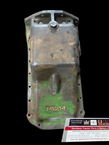JOHN DEERE 2010 CRAWLER DOZER TRACTOR. ENGINE OIL PAN T15017T