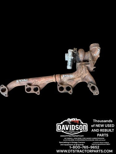 John Deere 4230, 4520, 4620, 6620, 7020 2 Piece Exhaust Manifold R43166 R43161