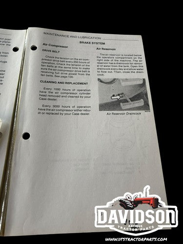 ORIGINAL Case 780C Loader Backhoe Operators Owners Manual