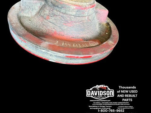 3144613R1 PULLEY Case IH 484, D-179, 2400, 454, 3400, D-155