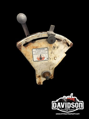 David Brown 885 Hydraulic Control Handle W/ Guide Antique Tractor