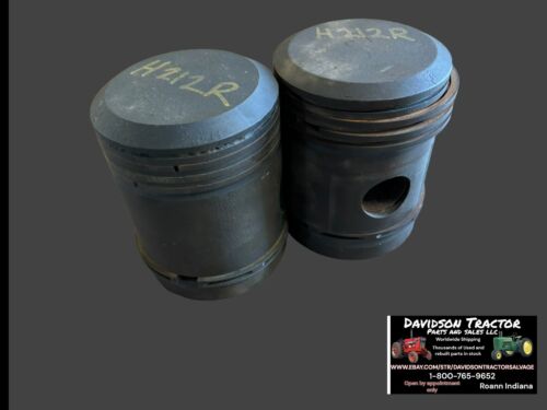 Used John Deere H Tractor Piston Pair STD H212R Antique Tractor