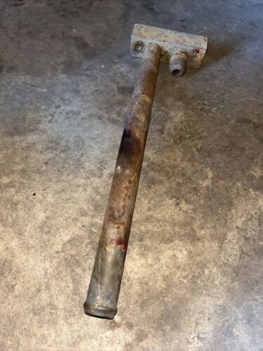 International Farmall 444 IH tractor ORIG steel hydraulic line connector to pump