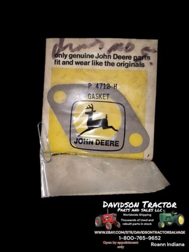 John Deere Genuine New Old Stock P4712H Gasket