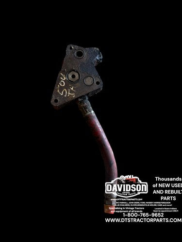 International 504 Utility IH Tractor hydraulic oil flow valve w/ main line