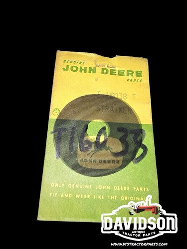 John Deere T16038T Fuel Filter Screen 1010 Utility Tractor New Old Stock