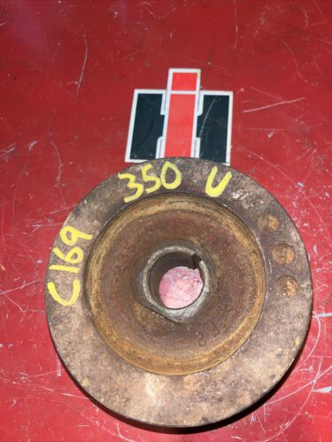 Farmall 300 tractor Original IH engine motor front main crank shaft pulley