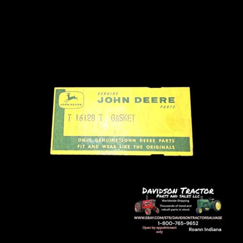 New Old Stock, Fits John Deere Gasket, Transmission Case Part  T16128T