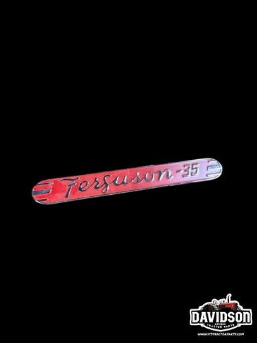 183193M1 Side Emblem (FERGUSON 35) -Fits  Massey  Tractor