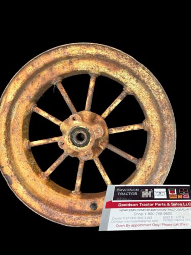 John Deere Spoked Wagon Implement Wheels Pair With Tires Vintage Equipment