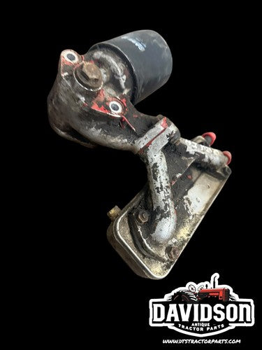 International 884 Oil Cooler W/ Filter Base And Manifold Antique Tractor