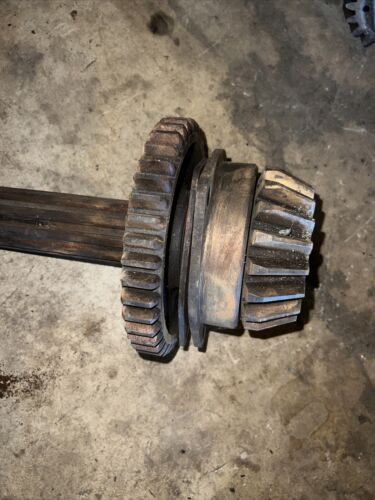 Farmall M IH tractor ORIGNAL transmission drive shaft for gears too pinion