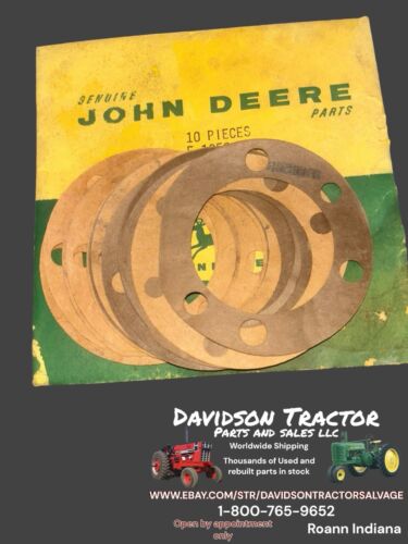 Genuine John Deere F1856R Shim Gasket New Old Stock (10ct)