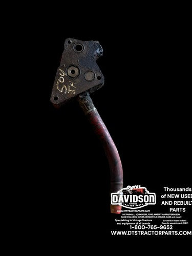 International 504 Utility IH Tractor hydraulic oil flow valve w/ main line