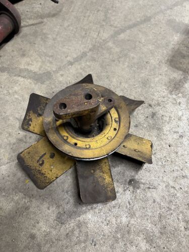 International Cub 154 low boy IH Tractor engine motor fan assembly w/ pulley