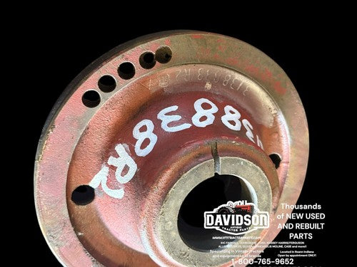 International 574 D239 Engine Crankshaft Pulley  3138838R2 Antique Tractor