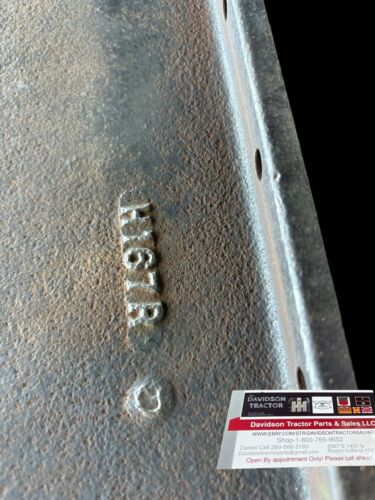 USED JOHN DEERE H TRACTOR RADIATOR BOTTOM TANK H167R