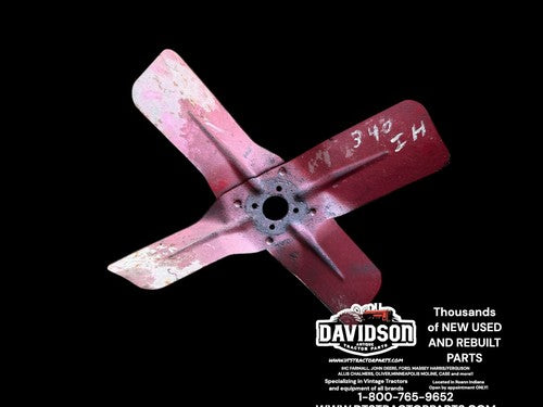 IH Farmall 340 Fan Blade Assembly Antique Tractor