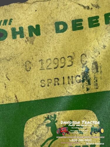 Genuine John Deere C12993C New Old Stock Spring