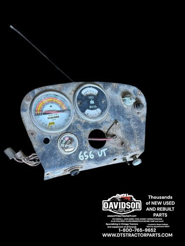 1968 International IH 656 Utility Tractor Dash Instrument Panel
