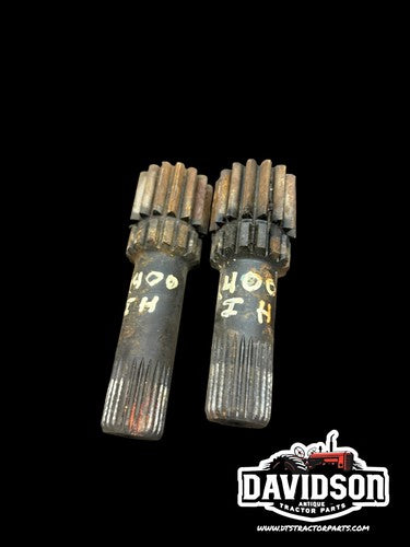 International 2400 Bull Pinion Shaft Antique Pair Tractor