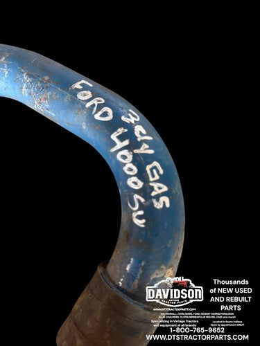 Ford 4000 Gas Air Cleaner Pipe Antique Tractor