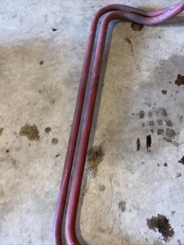 Farmall Super A SA IH Tractor good front steel hydraulic line lines