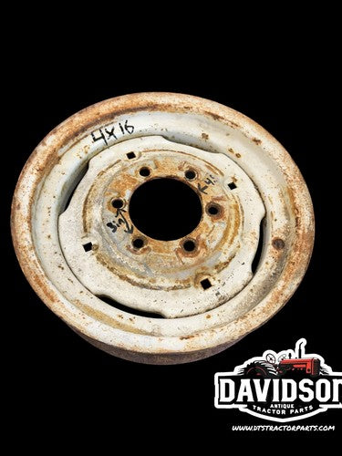 4x16 6 Bolt Front Rim Fits Farmall IH John Deere And Many More