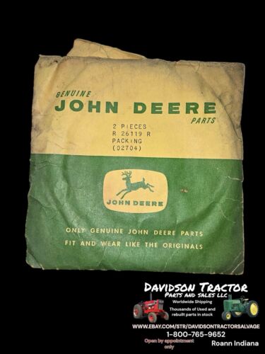 Genuine John Deere R26119R New Old Stock Packing