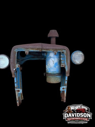 Ford 4000 Diesel Front Nose Cone Hood W/air Cleaner & Headlights Antique Tractor