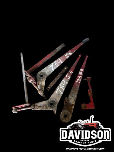 International 784 Hydraulic Handle Linkage Set Antique Tractor