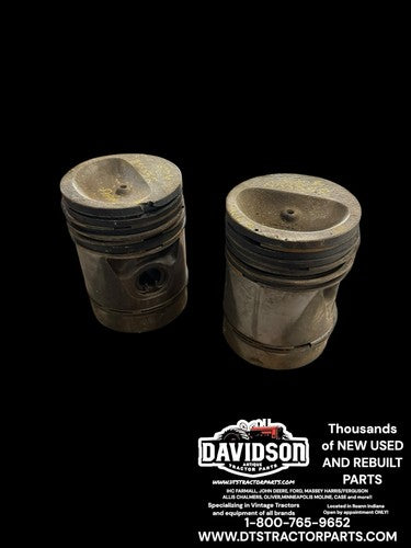 A5555R John Deere 620 630 Pistons Pair Antique Tractor