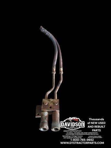 IH International 504 Hydraulic Remote Lines W/block Antique Tractor