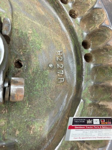 John Deere H Hand Start Flywheel H227R Antique Tractor